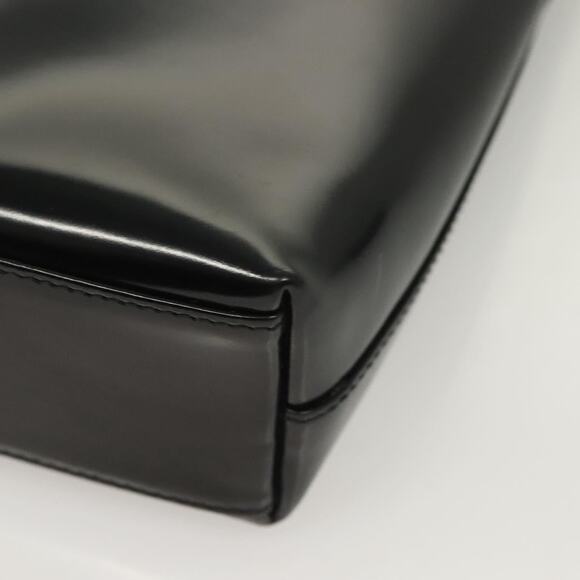GUCCI Hand Bag Enamel Black Gold 000 2113 000 2113 - Picture 13 of 16